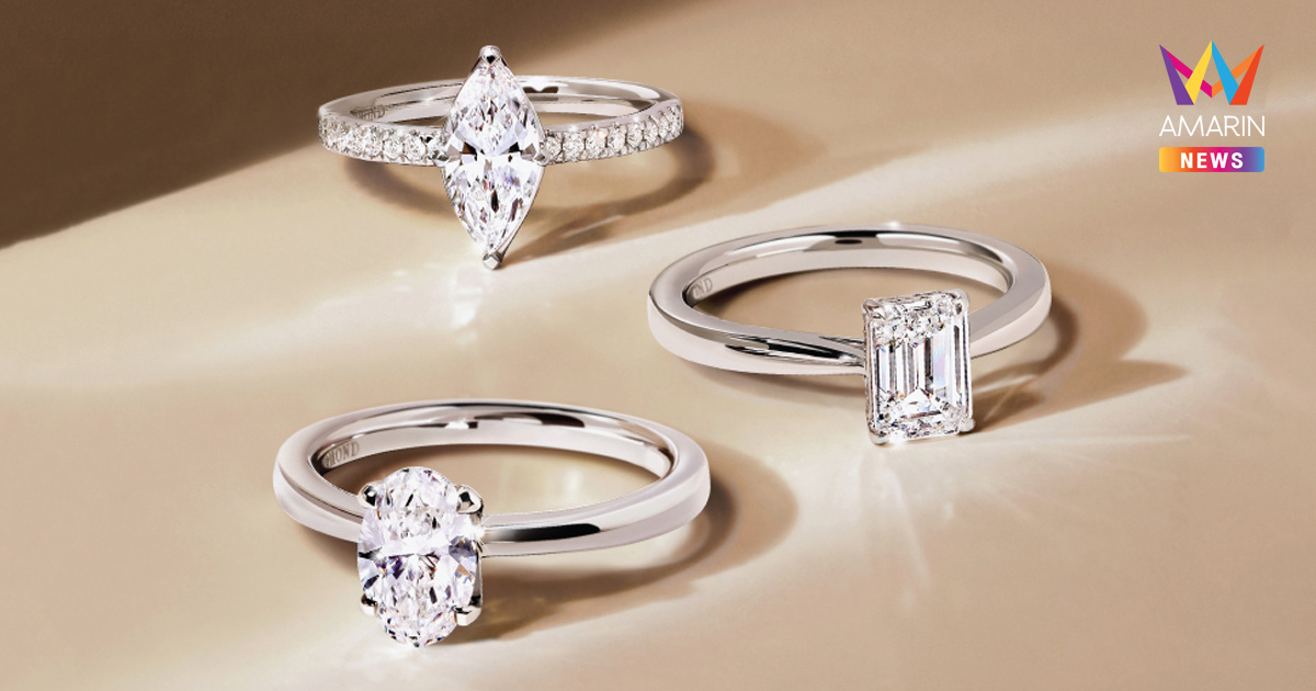 เสน่ห์แหวนหมั้น แหวนแต่งงานเพชรแฟนซี พร้อมดีไซน์จาก DERMOND