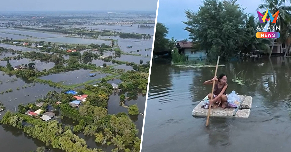 บางคล้าอ่วมน้ำท่วมสูง 1.5 เมตร พระย้ายหนีน้ำ สลดศพไร้พิธีสวด