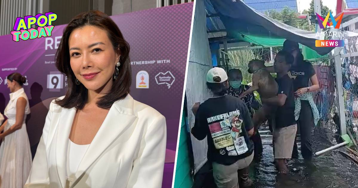 “เก๋ ชลลดา” ลุยน้ำท่วมช่วยหมาแมว วอนคนอพยพอย่าทิ้งสัตว์ไว้ลำพัง