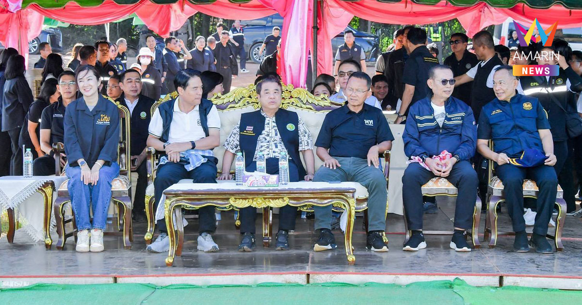 "สุริยะ–ปิยะรัชฐ์" ติดตามงานชลประทานกำแพงเพชร เร่งพัฒนาแหล่งน้ำ