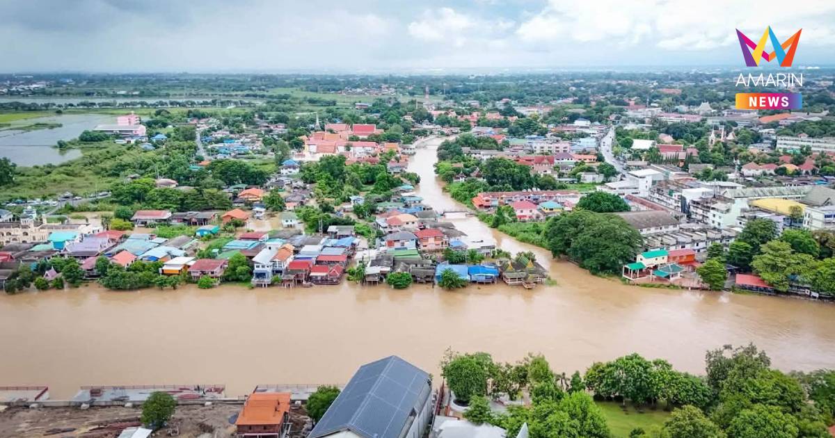 ปภ. รายงานสถานการณ์น้ำท่วม 20 จังหวัด - กทม. ช่วยปชช.พื้นที่น้ำท่วมขัง