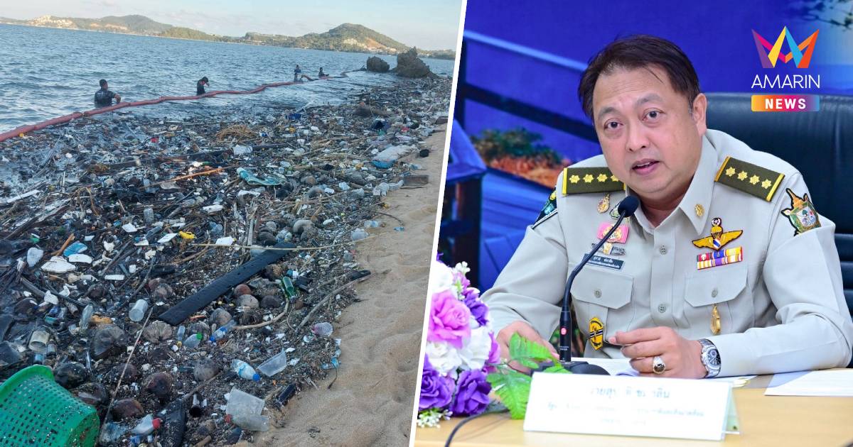"สุชาติ" ขอบคุณทุกฝ่ายลุยเก็บขยะเกลื่อนชายหาดเกาะสมุย 20 ตัน