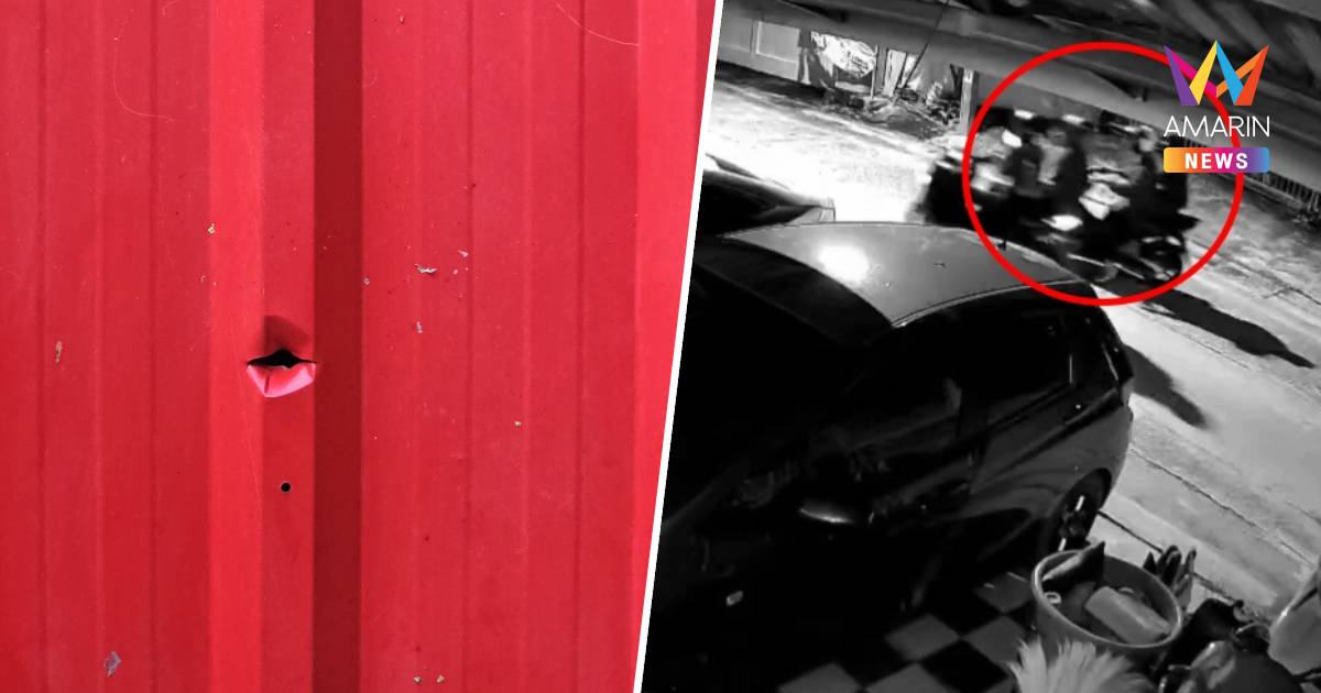 อุกอาจ! วัยรุ่นซิ่ง จยย. รัวซัลโวร้านส้มตำดังบางแสน เจ็บ 1 ราย