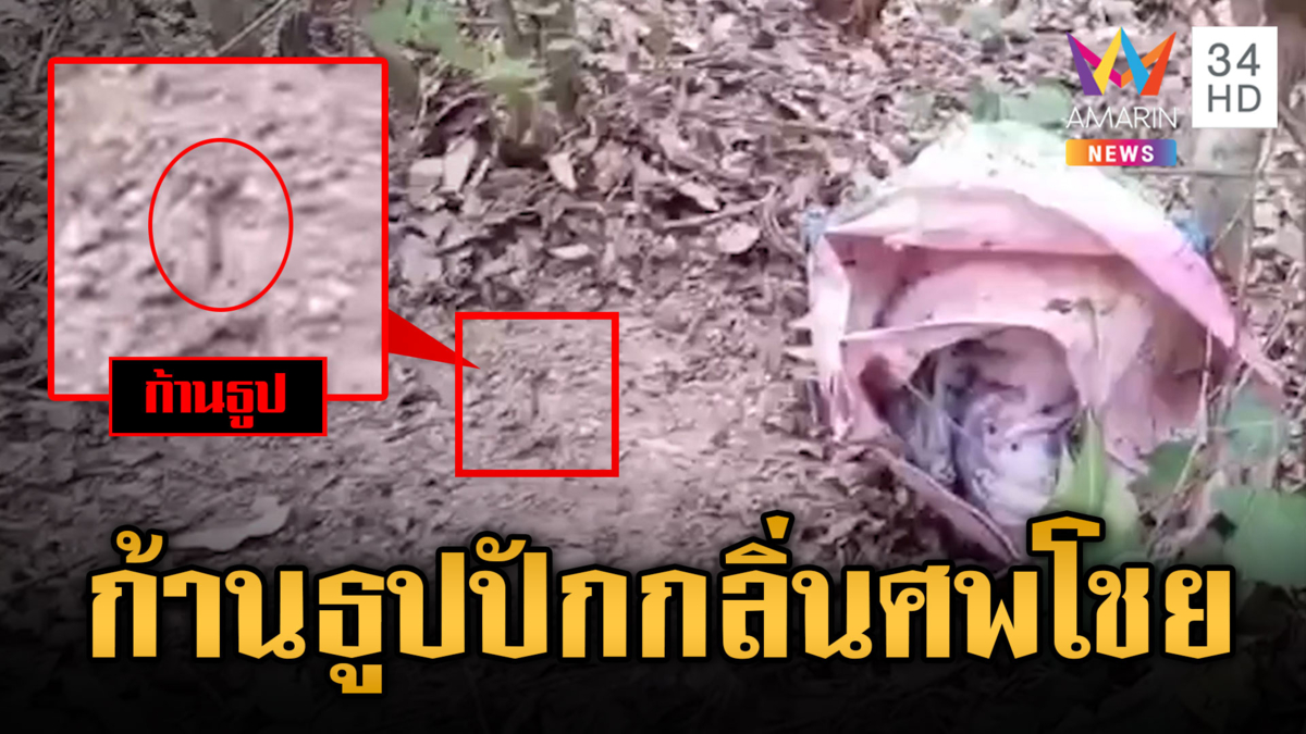 ผวาศพปริศนา ยัดกระสอบกลางป่า