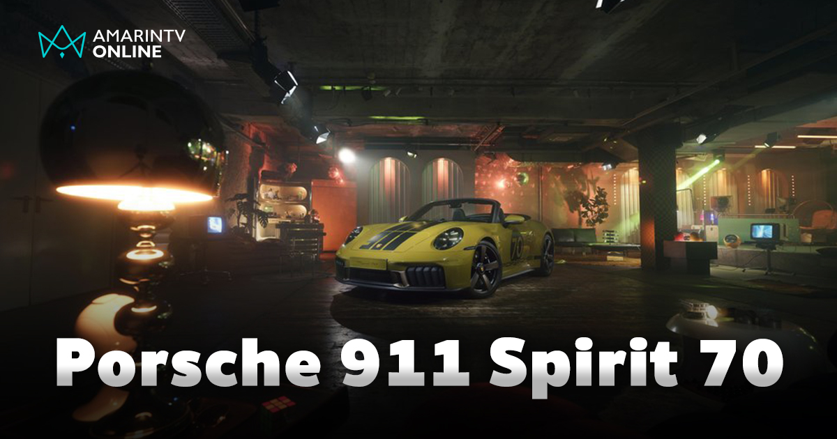 ปอร์เช่ 911 Spirit 70 หวนคืนเสน่ห์ยุค 70 ด้วยสี Olive Neo และลาย Pasha