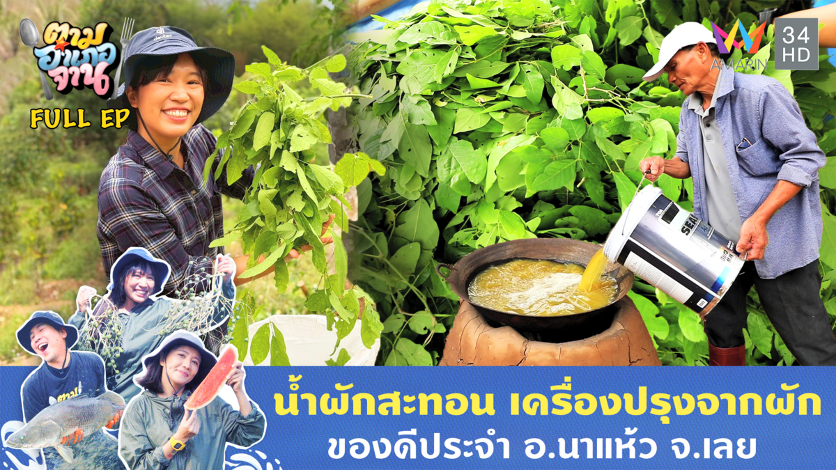 น้ำผักสะทอน เครื่องปรุงจากผัก ของดีประจำ อ.นาแห้ว จ.เลย