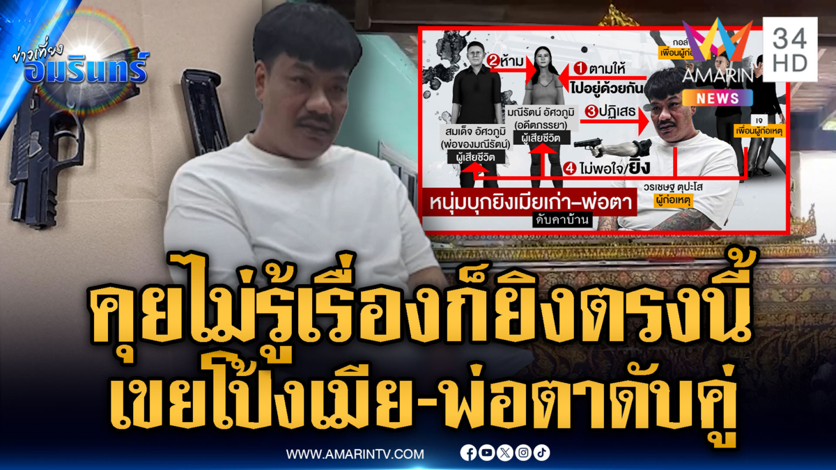 สังเวย 2 ศพ บุกยิงเมียเก่า–พ่อตาคาบ้าน