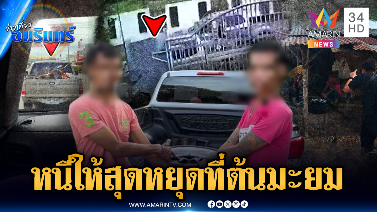 โจรหนีตำรวจสุดตัว แต่สุดท้ายจบเกมคาต้นมะยม