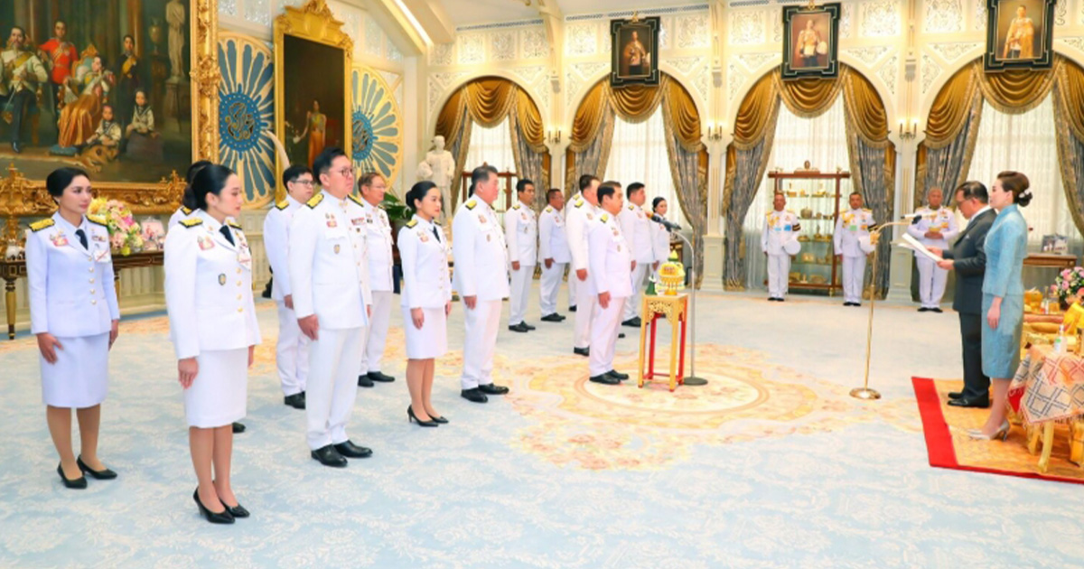 ในหลวง พระราชทานพระราชดำรัสแด่คณะรัฐมนตรีชุดใหม่