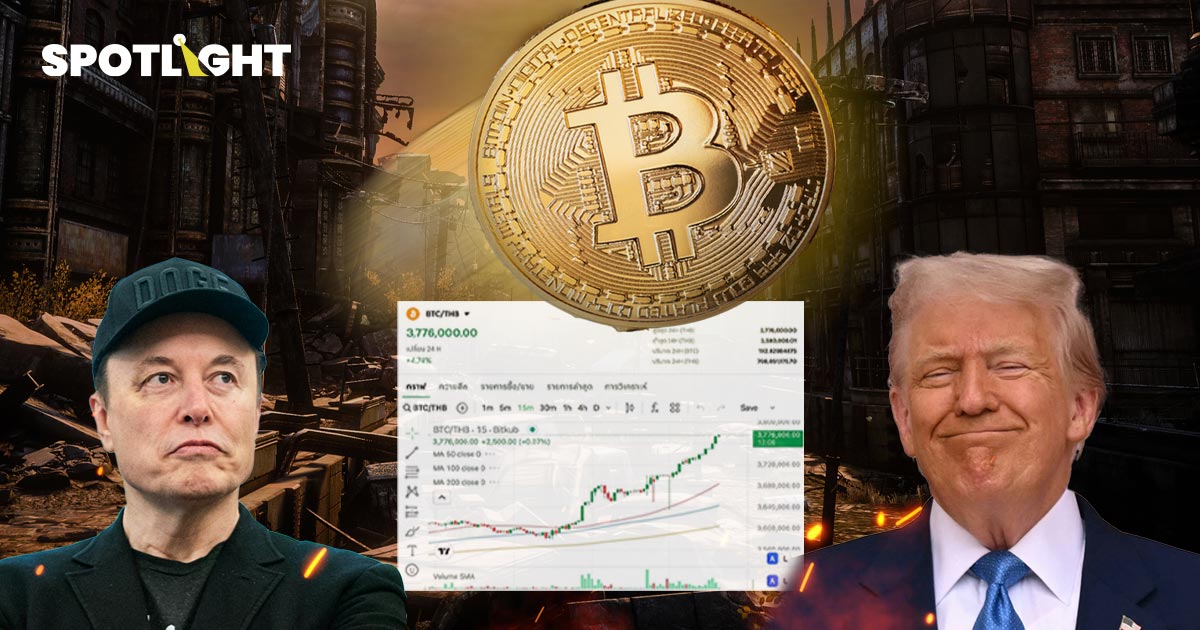 Bitcoin ทุบ All-Time High ใหม่ ทะลุ 3.7 ล้านบาท ไม่แคร์การเมืองเดือด