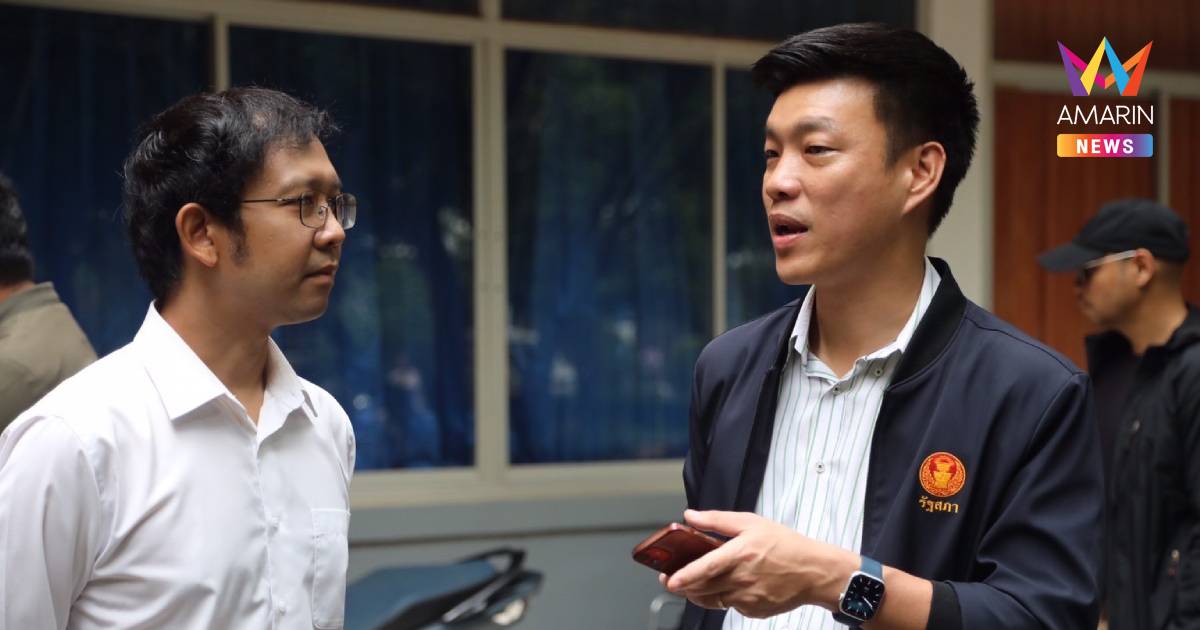 "ณัฐพงษ์" รุดเยี่ยมศูนย์พักพิง สุรินทร์ ให้กำลังใจประชาชน-เจ้าหน้าที่