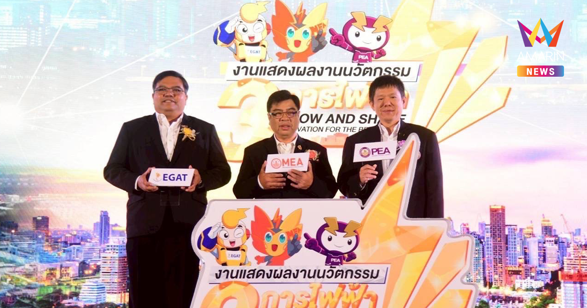 3 การไฟฟ้า จับมือโชว์ผลงานนวัตกรรมพลังงาน ในงาน “Show and Share Innovation 2025” เพื่ออนาคตยั่งยืน