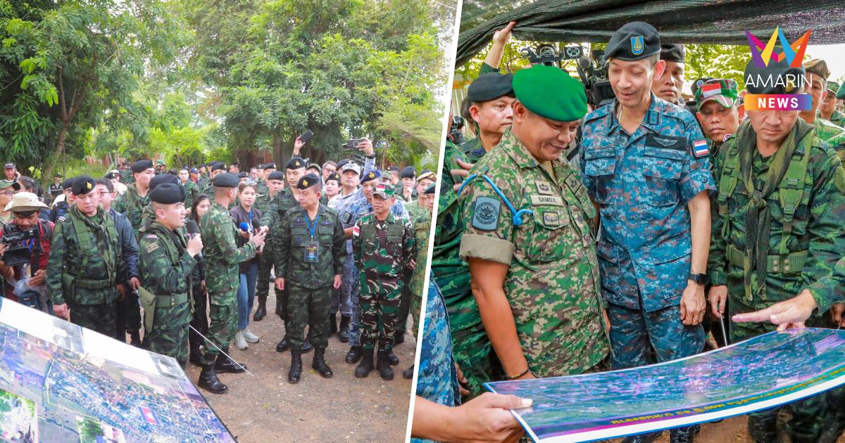คณะผู้สังเกตการณ์ชั่วคราวIOT 8 ประเทศอาเซียน ลงพื้นที่"บ้านหนองจาน"