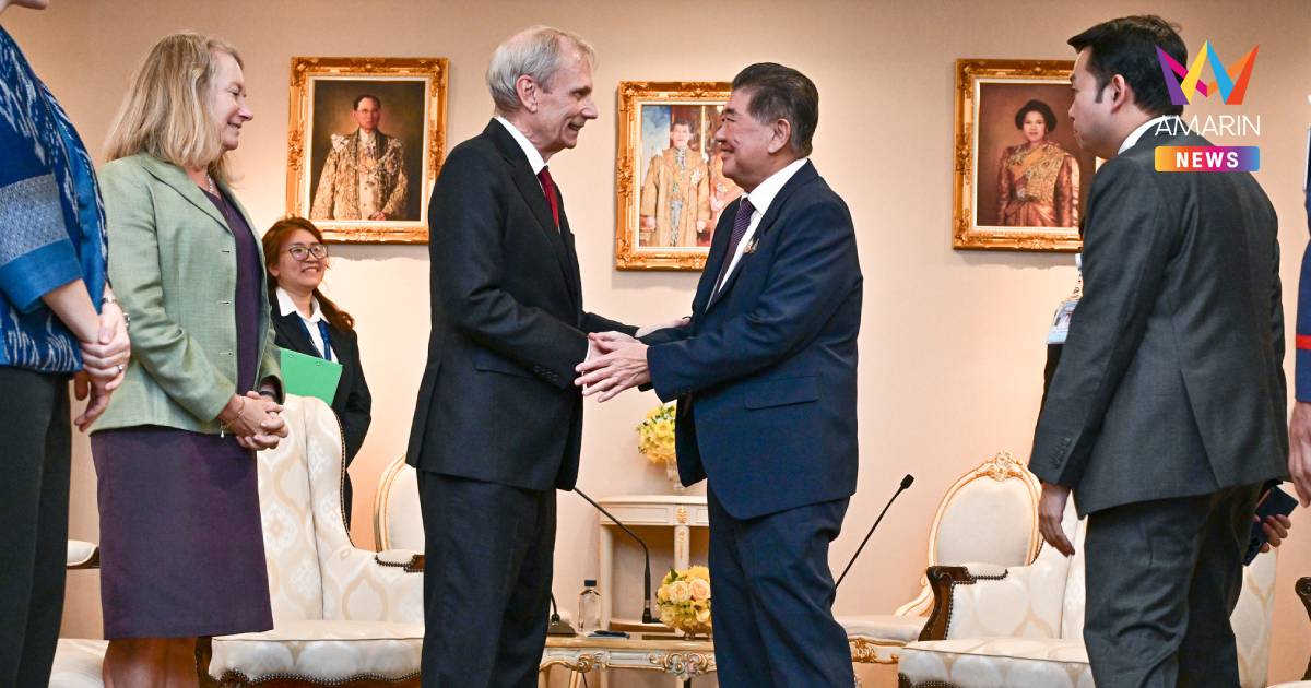 "ภูมิธรรม​" ต้อนรับทูตสหรัฐฯ คุยเรื่องภาษี เผย "ทรัมป์" เล็งเยือนไทย