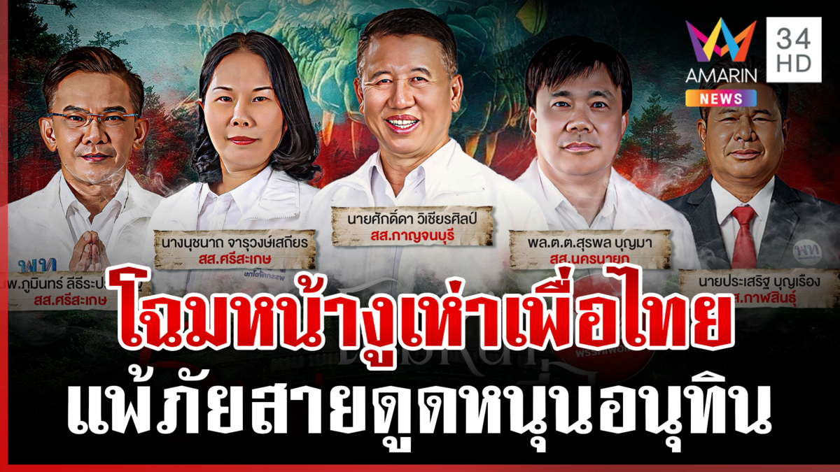 เปิดโฉมหน้างูเห่า "เพื่อไทย" ดีดตัวเองออกจากไลน์กลุ่มพรรค
