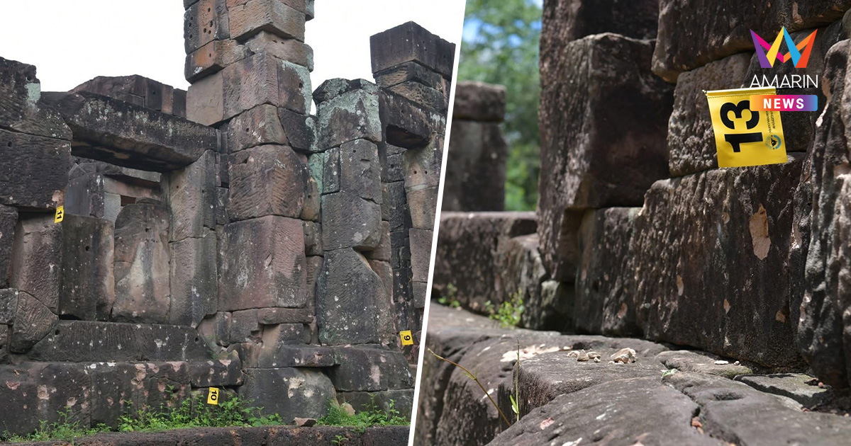 กองทัพบก เปิดภาพ ปราสาทตาเมือนธม โดนเขมรยิงเสียหาย