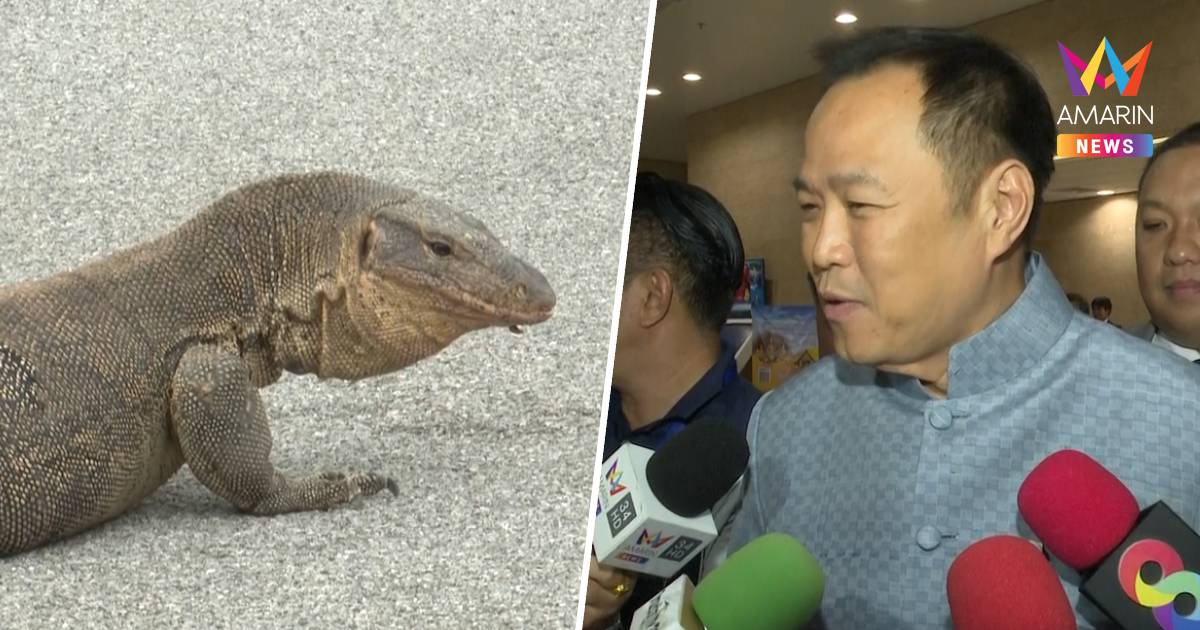 "อนุทิน" เล่นตัวเอง นักข่าวโชว์ภาพ ตัวเหี้ย ลั่น "หน้าเหมือนผมเลยเนอะ"