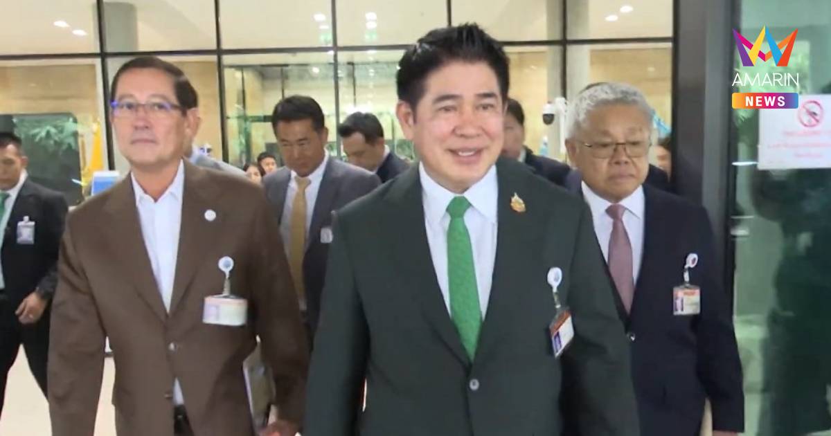 "ธรรมนัส" ปัดตอบ มั่นใจคุณสมบัตินั่งรมต.หรือไม่ บอกรอสลค.ตรวจสอบ