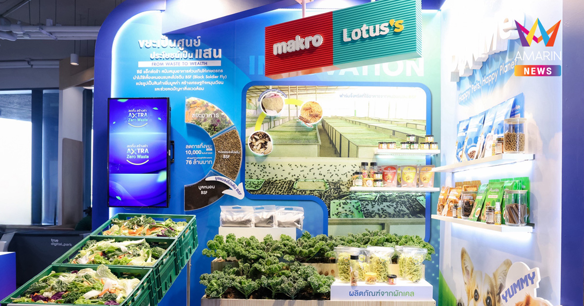ซีพี แอ็กซ์ตร้า โชว์นวัตกรรมสีเขียว “ขยะเป็นศูนย์ ประโยชน์เป็นแสน From Waste to Wealth” พลิกวิกฤตขยะ สู่การสร้างมูลค่าใหม่เพื่อความยั่งยืน