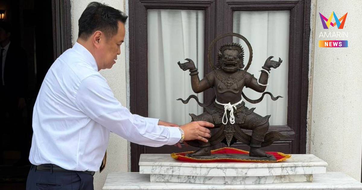 "อนุทิน" เผยย้ายรูปปั้น "นรสิงห์" กลับตึกไทยคู่ฟ้า ครูบาอาจารย์แนะนำ