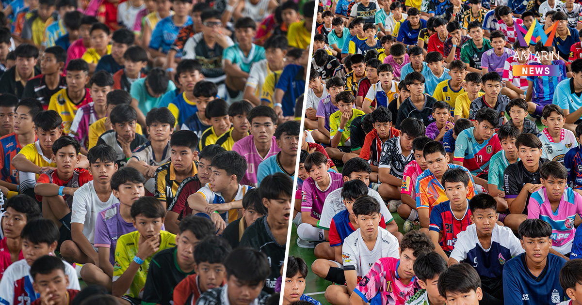 ม้าศึกฝั่งธน!  ผอ.รร.ทวีธาภิเศกปลื้ม นร.กว่า 2,600 คนแห่คัดตัวฟุตซอล