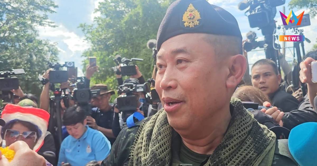 “แม่ทัพป้ายแดง”ลงพื้นที่ชายแดนหนองหญ้าแก้ว–หนองจาน