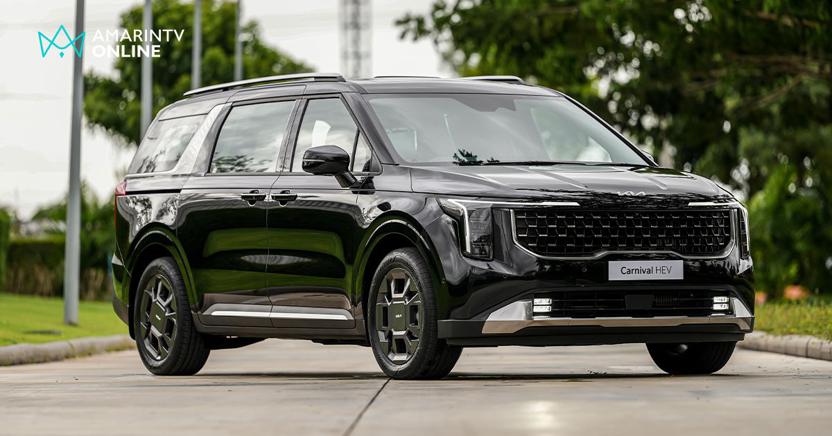 The new Kia Carnival HEV 7-seater ครั้งแรกกับขุมพลังแบบไฮบริดในไทย