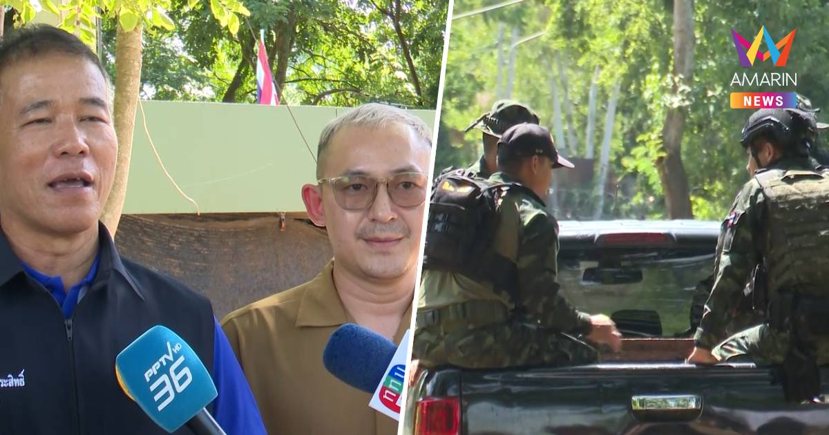 กำนันบ้านป่าไร่ ร่วม ส.ไทยบาร์เบอร์ ตัดผมให้ทหารแนวหน้าบ้านหนองจาน