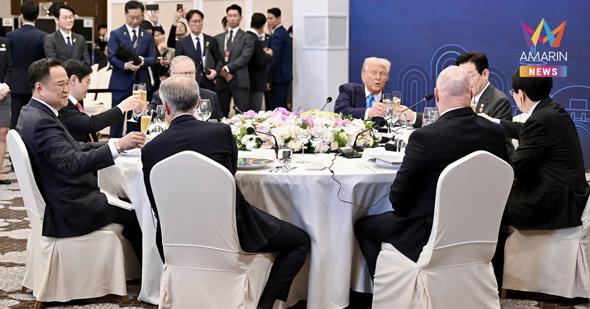 นายกฯ ร่วมวงดินเนอร์มื้อพิเศษกับ โดนัลด์ ทรัมป์ ที่ ปธน.เกาหลีใต้จัด