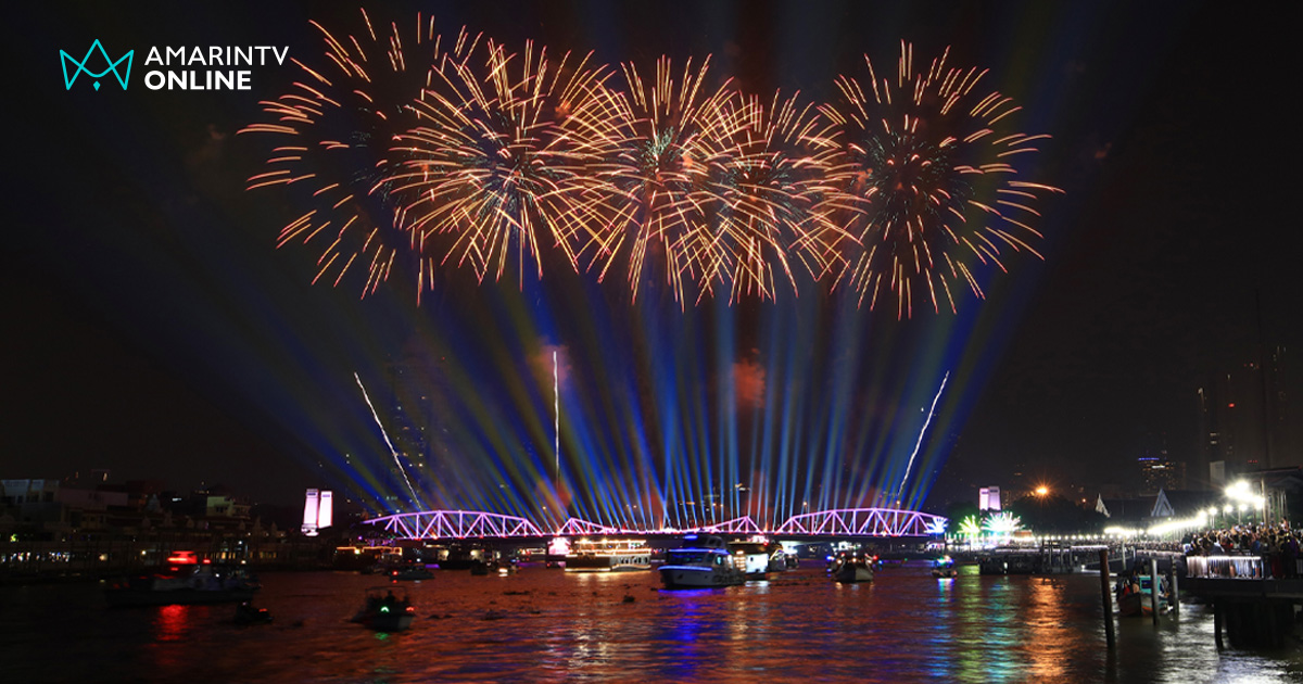 วิจิตรเจ้าพระยา2568 เลื่อนเป็นวันไหน? เปลี่ยนการแสดงพลุเป็นการแสดงโดรน