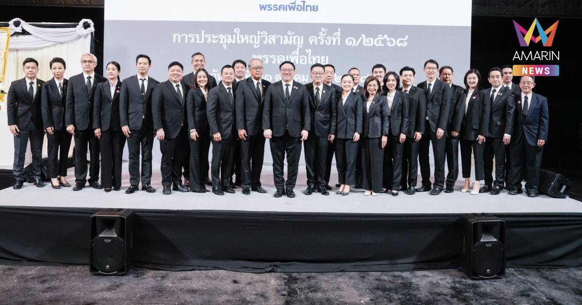 เปิดรายชื่อคณะกรรมการบริหารพรรคเพื่อไทย 29 คน