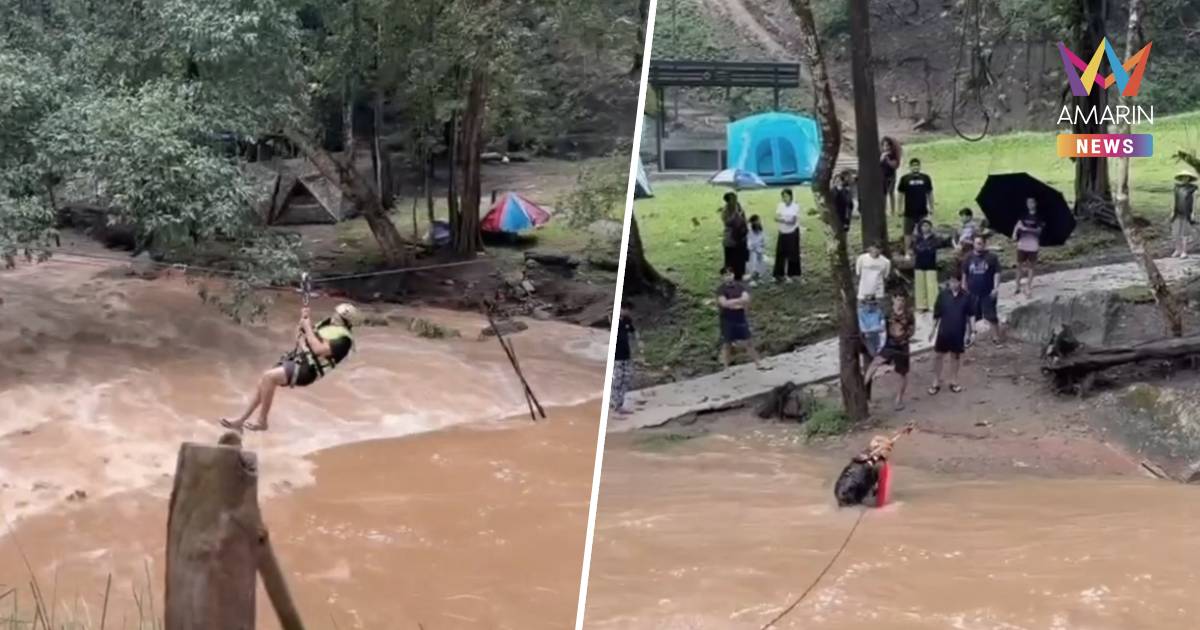 จากนทท.กลายเป็นผู้ประสบภัย 25 ชีวิต ติด "น้ำตกแม่เตี๊ยะ"