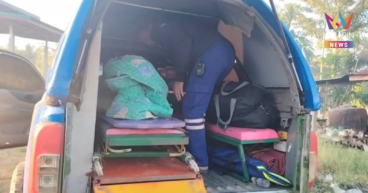 กู้ภัยร้อยเอ็ด เร่งอพยพผู้ป่วยติดเตียง หลังกัมพูชายิงอาวุธหนัก