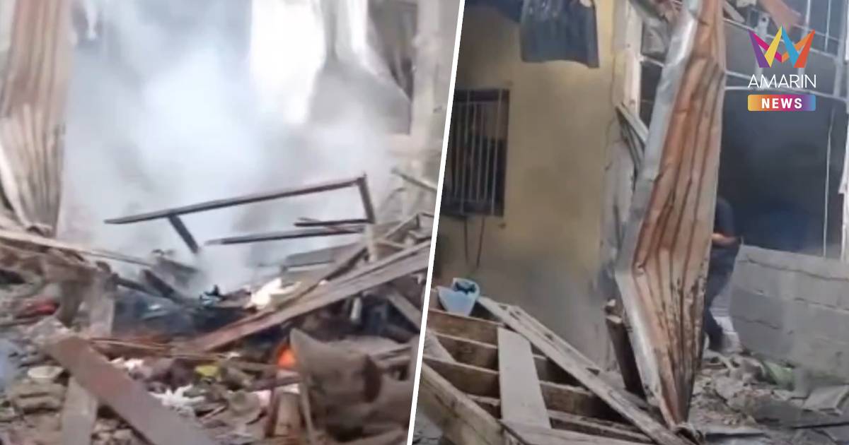 ทหารเขมร ระดมยิง จรวด BM-21 ใส่บ้านอ.พนมดงรักพังอีก 1 หลัง