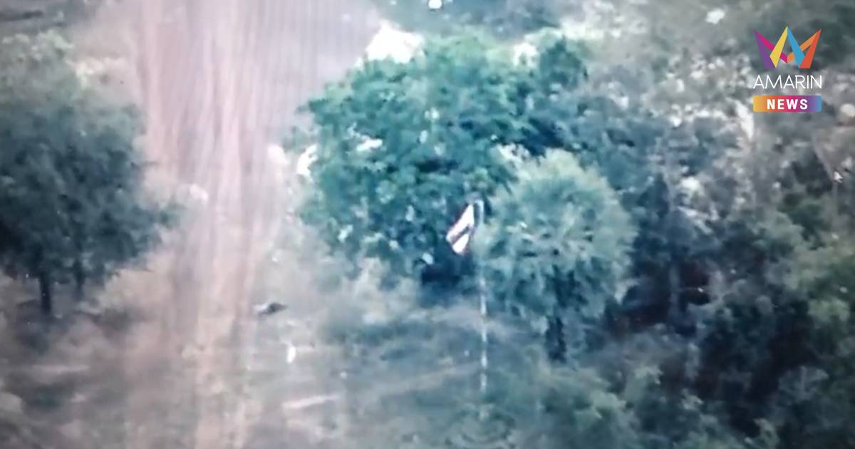 นาวิกโยธินปักธงชาติไทยพื้นที่บ้านสามหลัง หลังควบคุมยึดได้สำเร็จ