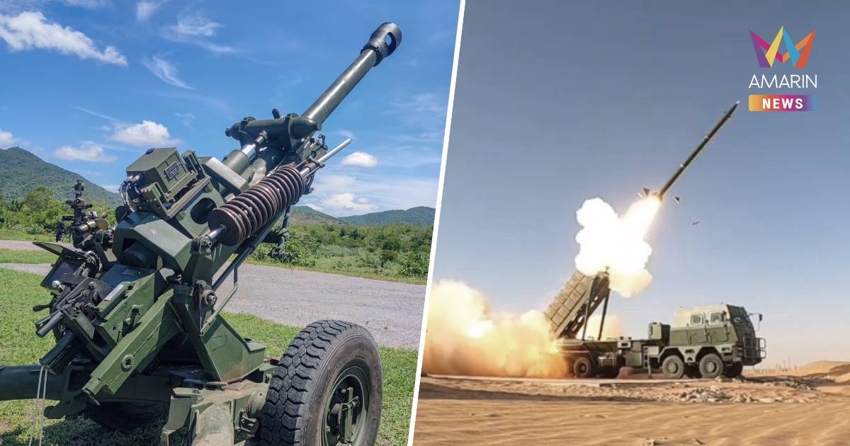 เขมรมีหนาว! เสริมเขี้ยวเล็บทบ.ส่งมอบอาวุธวิจัย"จรวดหลายลำกล้องDTI-1G"