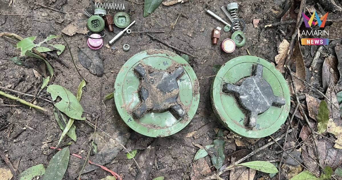 พบอีกทุ่นระเบิด PMN-2 จำนวน 2 ทุ่น ใกล้บริเวณ ปราสาทโดนตวล