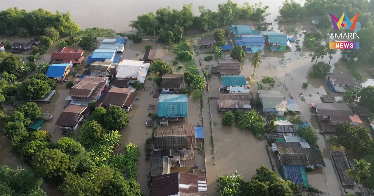 ชัยนาทยังอ่วม! จมน้ำ 4 อำเภอ บ้านเรือนปชช.ถูกน้ำท่วม 4,365 ครัวเรือน