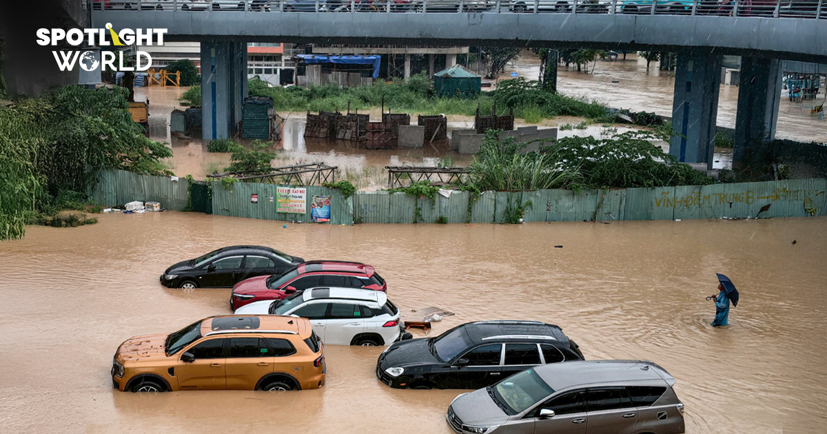 น้ำท่วมเวียดนามตอนกลาง หลังฝนตกหนัก 5 วันติด เสียหายแล้ว 3,600 ล้านบาท