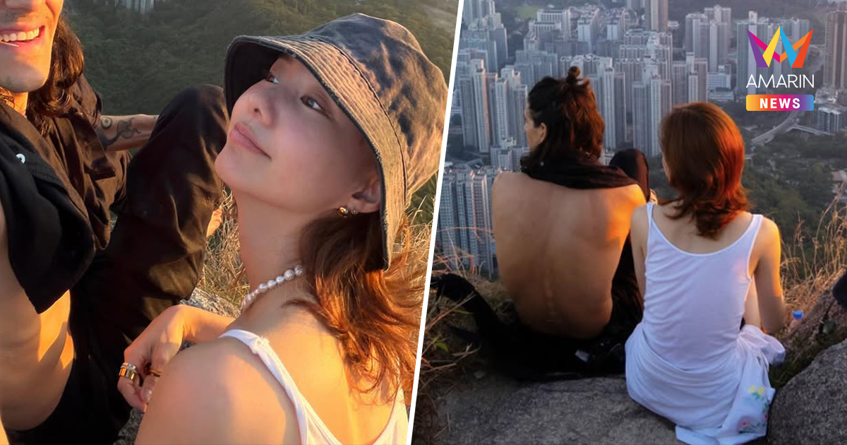 นางเอกดังโพสต์ภาพหนุ่มต่างชาติ เปิดวาร์ปแฟน "เต้ย จรินทร์พร" ไม่ธรรมดา