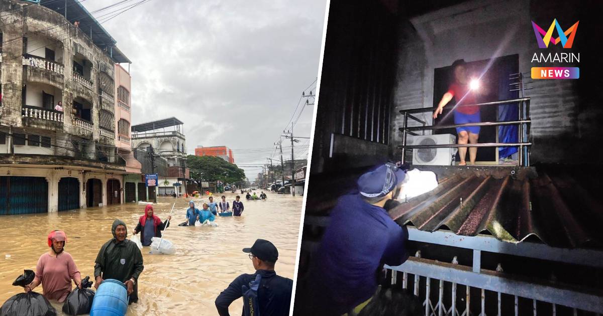 ชุดปฏิบัติการพิเศษกองทัพเรือ   ลงพื้นที่ช่วยประชาชนตลอด 24 ชม.