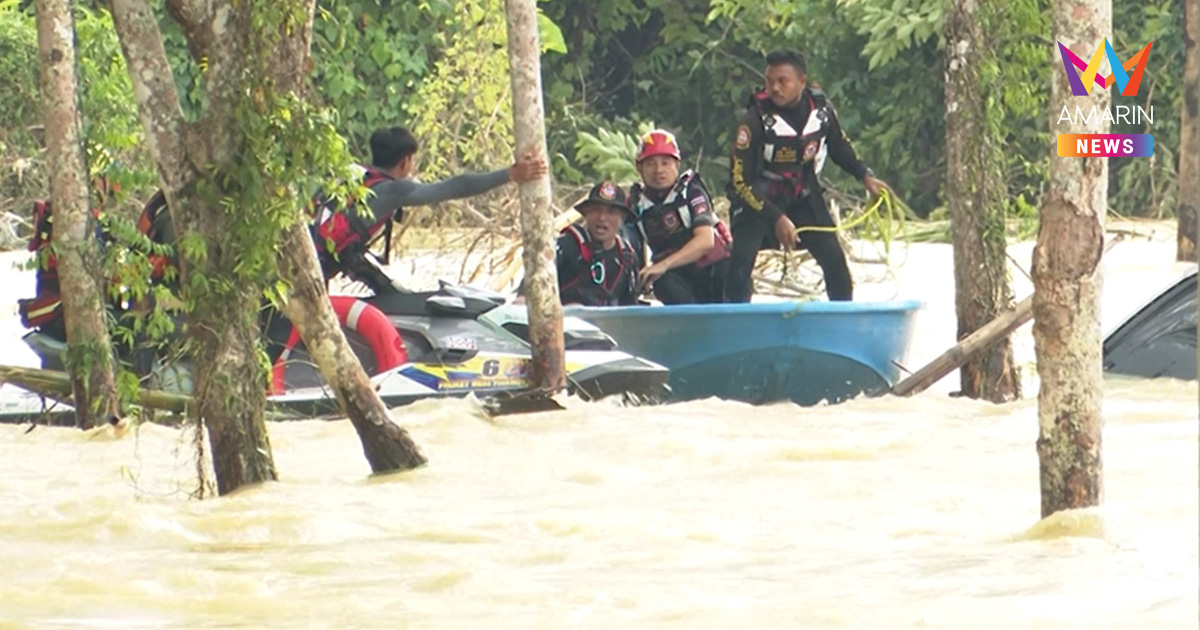 หวิดดับหมู่! 3 จิตอาสาเจ็ตสกีคว่ำลอยคอ ต่างชาติโดดช่วยเกือบไม่รอด