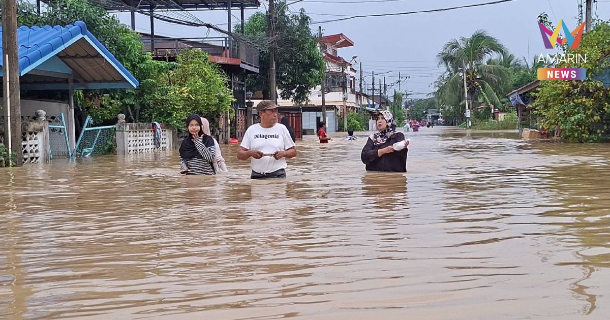 เทศบาลปัตตานีอ่วม ท่วมหนักสุดในรอบ 35 ปี​ น้ำทะลักท่วมไม่หยุด​