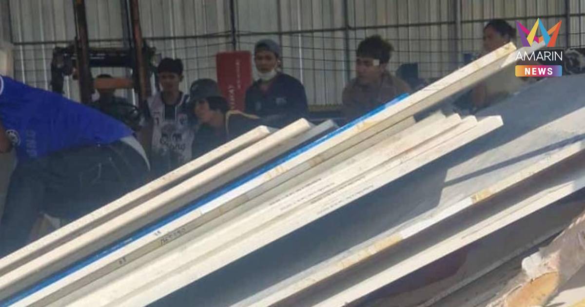 แผ่นหินอ่อนทับคนเสียชีวิต ในซอยร่มเกล้า 25/8