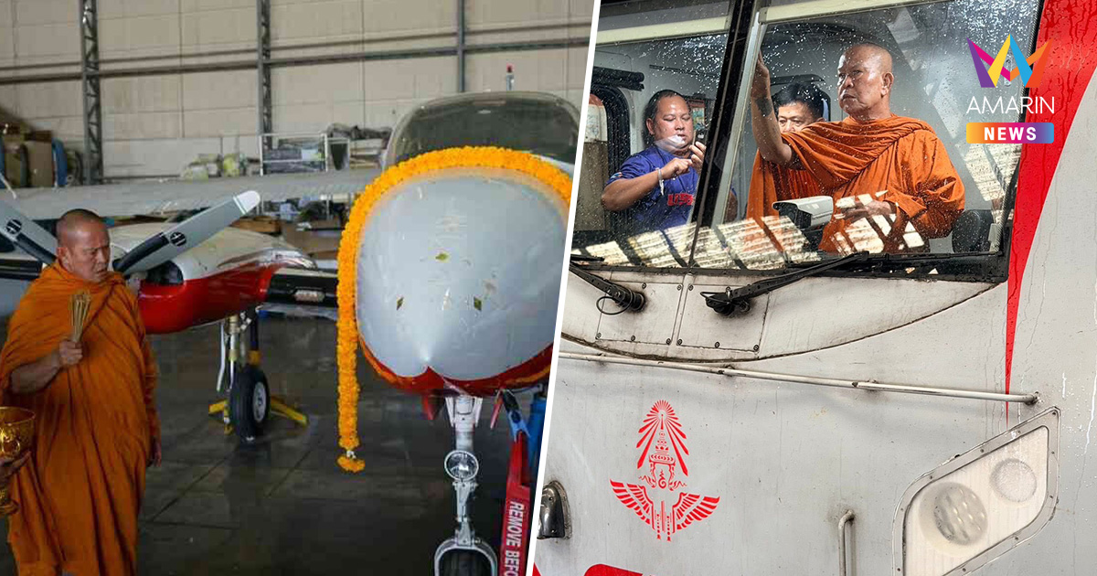 หลวงพ่ออ๊อดเจิมตั้งแต่ สิบล้อ-ซูเปอร์คาร์ ยัน เครื่องบิน-หัวรถจักร