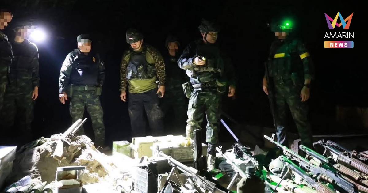 "แม่ทัพเติ่ง" รุดเข้าพื้นที่เนิน 350 สำรวจคลังอาวุธทหารเขมรหลังเข้ายึด