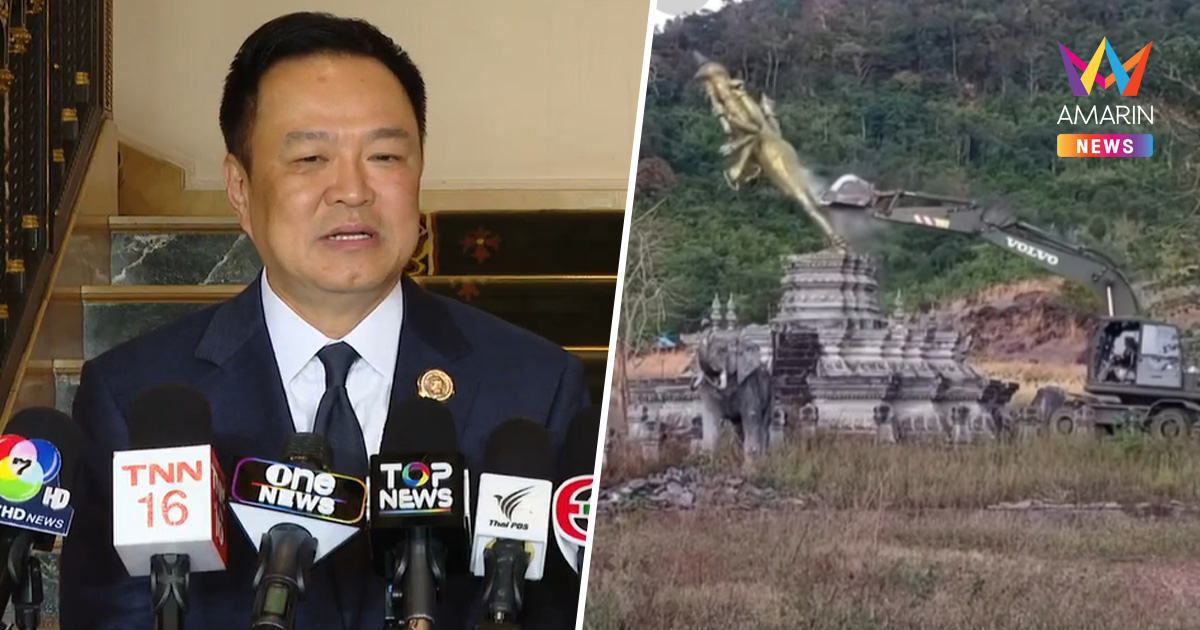 อนุทิน ฟาดแรงรูปปั้นเทียบไม่ได้กับชีวิตทหาร หลังอินเดียจี้ปมรื้อเทวรูป