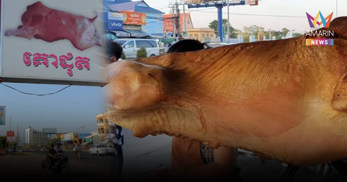 เขมรมาแปลก! สั่งห้าม “ย่างวัว” โชว์หน้าร้าน อ้างขัดหลักพุทธ-ศาสนาอื่น