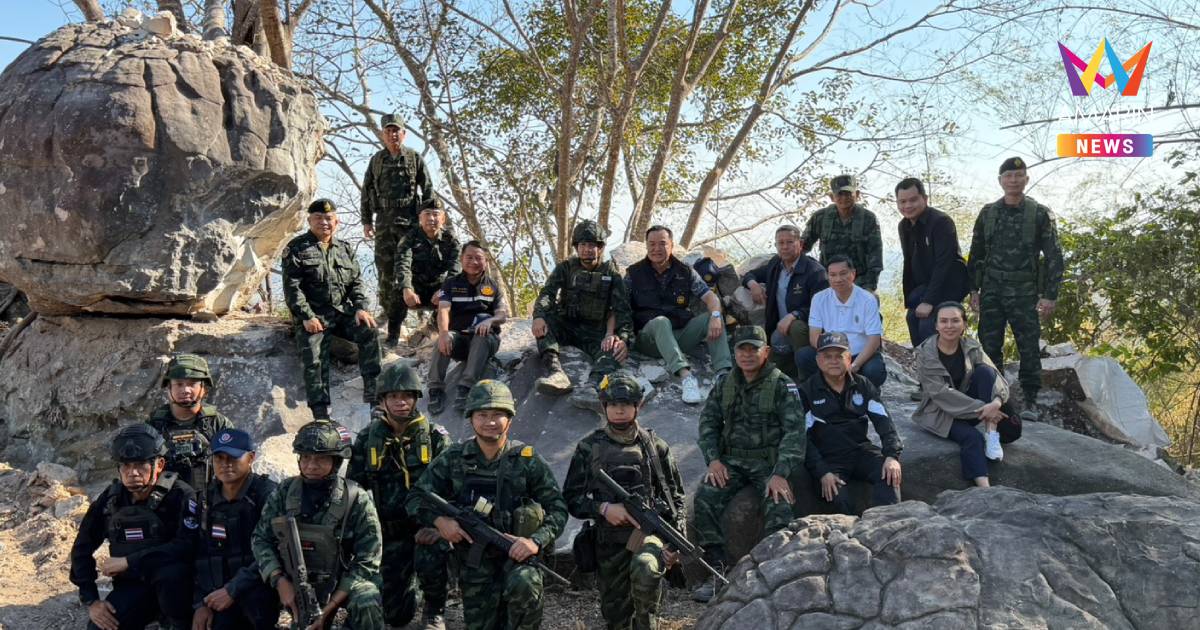 "อนุทิน"ลงพื้นที่ปราสาทคนา ชมกองทัพ​ทำไทยควบคุมพื้นที่ได้โดยสมบูรณ์