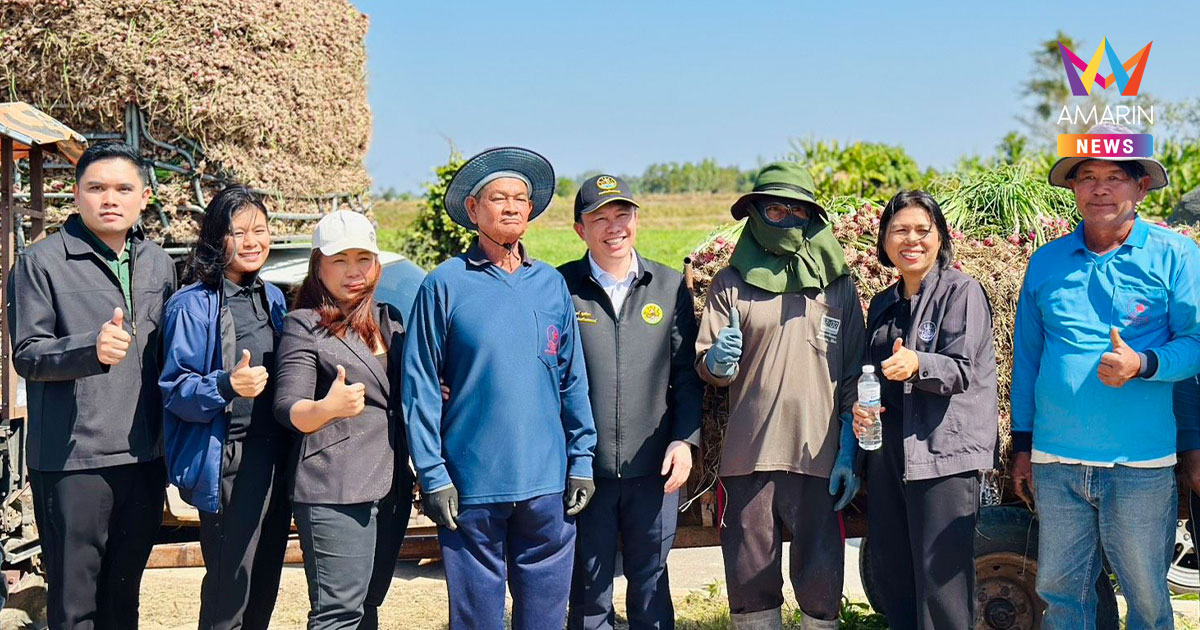 อธิบดีฯ นิรันดร์ บุกราษีไศล ทุ่มงบ 8 ล้าน อุ้มชาวสวนหอมแดงศรีสะเกษ